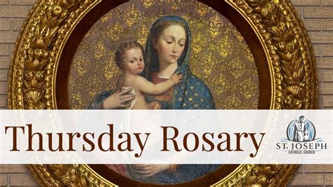 FALL ASLEEP PEACEFULLY 4 Hour Sleep Rosary httpsyoutu. . Holy rosary thursday